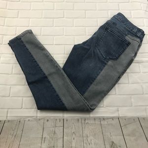 Kensie Two Tone Grey and Medium Wash Skinny Jeans